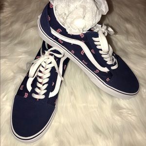 NIB Boston Red Sox Vans - Old Skool